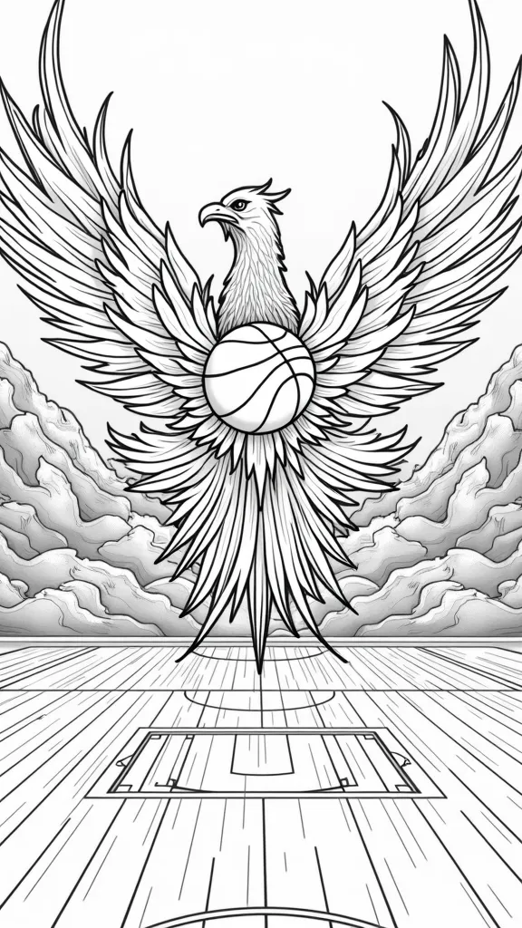 phoenix suns coloring pages